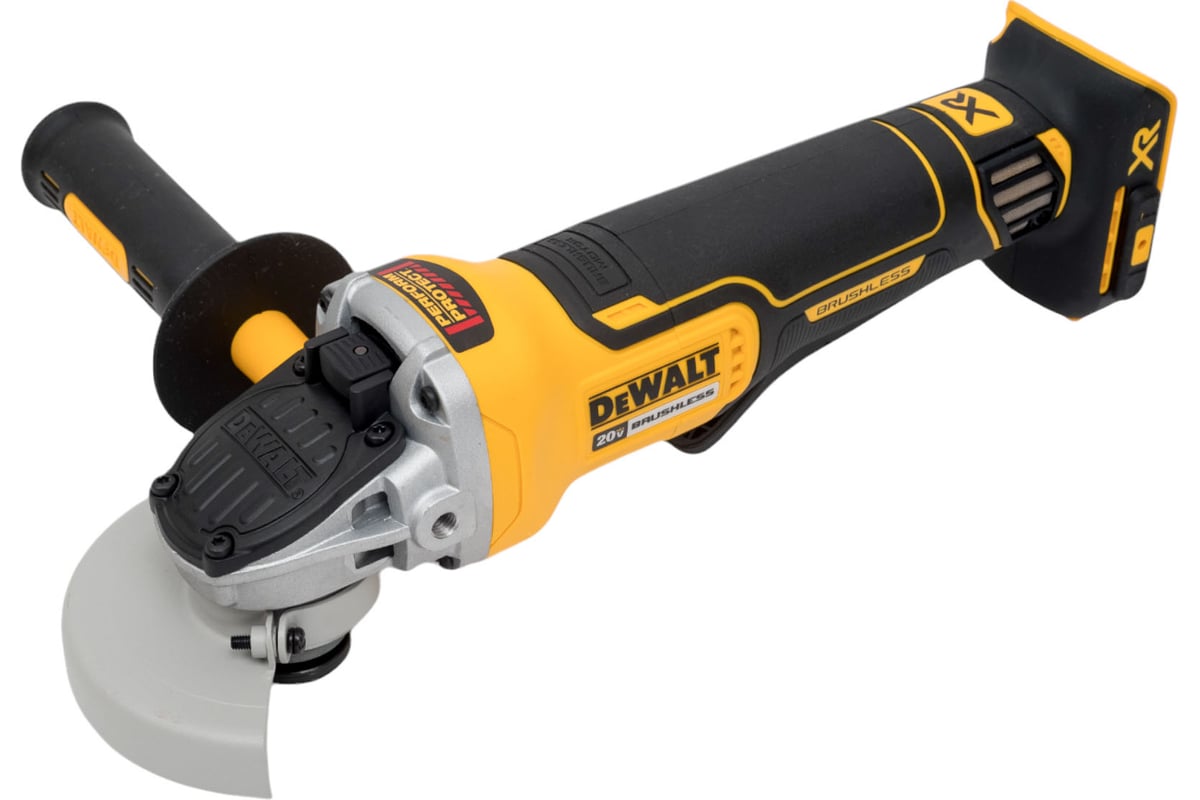 

Шлифовальная машина DeWALT DCG406NE 20В XR бесщеточная аккумуляторная 9000 об/м, УШМ 100мм, без АКБ и ЗУ, DCG406NE