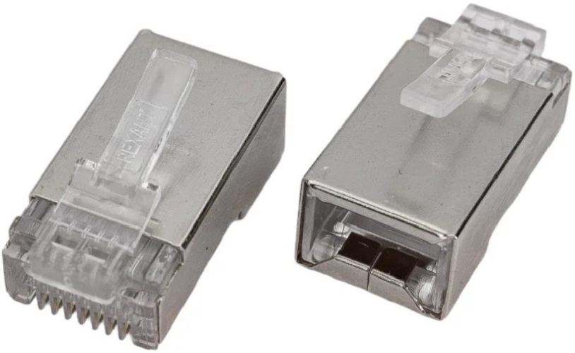 

Коннектор PROconnect 05-1023-9 RJ-45(8P8C) под витую пару, FTP экранированный, категория 5e, пакет, 5шт, 05-1023-9