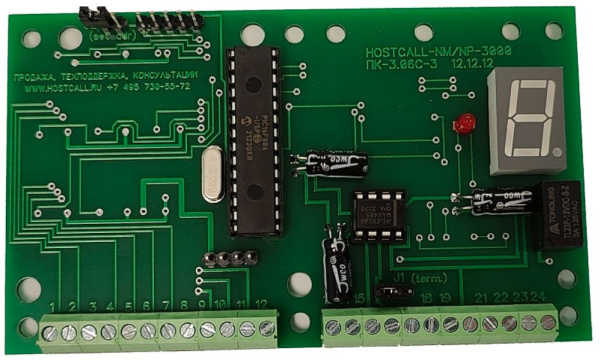 фото Контроллер  HostCall ПК-3.06 (без корпуса) в Омске