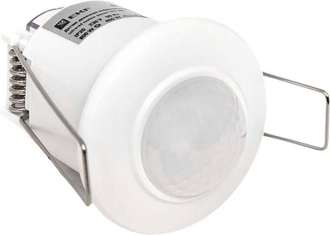 

Датчик движения инфракрасный EKF dd-ms-200 встраиваемый 800Вт 360гр. до 6м IP20, dd-ms-200