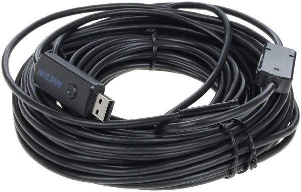 Изображение товара Портативный видеоскоп эндоскоп МЕГЕОН 33150 с USB, длина 15 м, диаметр 7 мм