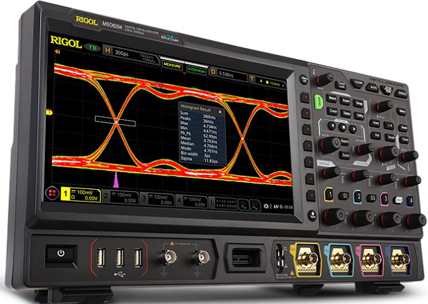 

Осциллограф Rigol MSO8104 1 GHz, 10 GSa/s, 500 Mpts, 4+16 CH MSO, MSO8104