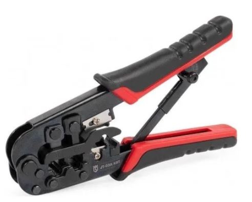 Изображение товара Пресс-клещи КВТ 89228 — обжим RJ, зачистка, резка кабеля
