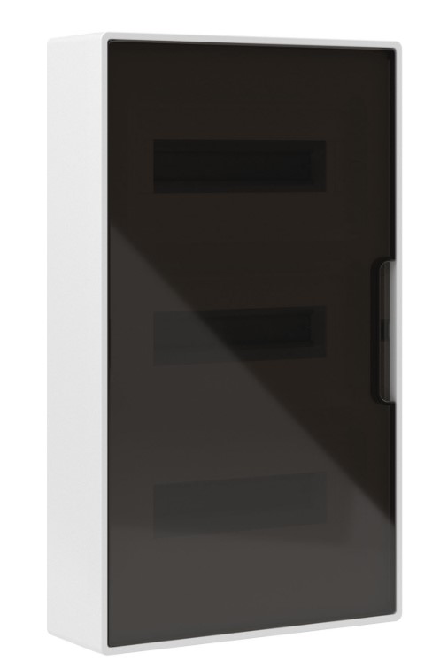 

Щит распределительный навесной DKC F36W1WD 36 мод FRAME, белый, с тонированной дверцей, с 4 шинами PEN (2шт на 8 отв. и 2шт на 10 отв.), F36W1WD