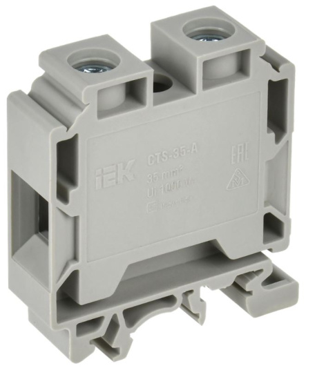 Изображение товара Клемма винтовая IEK YCT10-01-K03-035 надежное соединение электропроводки