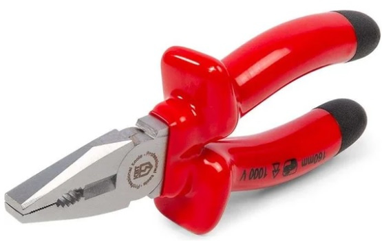 Изображение товара Пассатижи КВТ 70353 Диэлектрические с изоляцией до 1000 В серия ЭКСПЕРТ