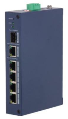 Изображение товара Коммутатор Dahua DH-CHS4106-4ET управляемый на DIN-рейку для сетей