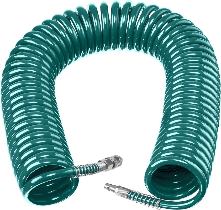 

Шланг Kraftool 06590-20 воздушный спиральный с фитингами рапид 20 м, 8x12мм., 15 бар, 06590-20