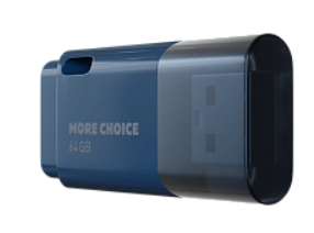 

Накопитель USB 2.0 64GB More Choice MF64 Dark Blue, MF64