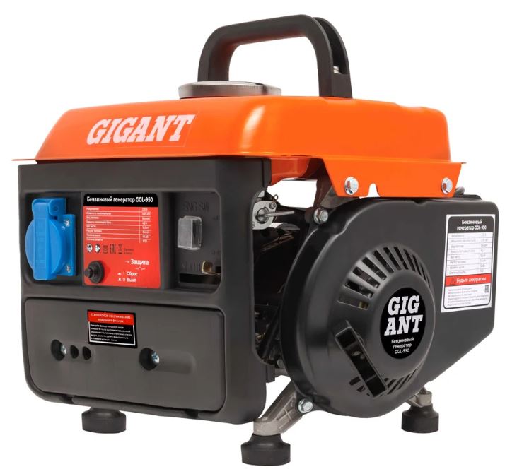 

Генератор бензиновый Gigant GGL-950, GGL-950
