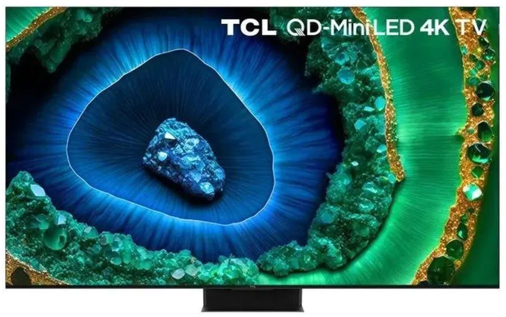 

Телевизор QLED TCL 85C855 85" черный 4K Ultra HD 120Hz DVB-T DVB-T2 DVB-C DVB-S DVB-S2 USB WiFi Smart TV, 85C855