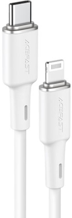 Кабель ACEFAST C2-01 USB Type-C/Lightning для подзарядки/передачи данных, белый
