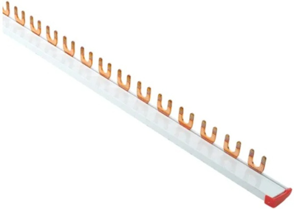 Изображение товара Шина соединительная EKF fork 01 63 для электромонтажа 1 м из меди