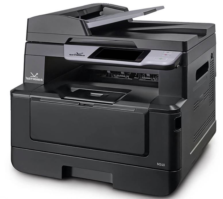 

МФУ монохромное Катюша M240 А4, 40 стр/мин, 1200 dpi., 4 ГБ RAM, Ethernet, USB, USB-host, тонер 3000 отп., M240