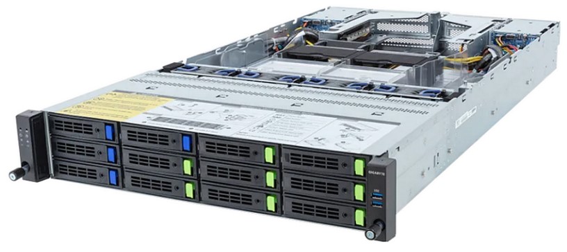 

Серверная платформа 2U GIGABYTE R283-Z97-AAF1 6NR283Z97DR000ACF11 (2*SP5, 21*DDR5, 12*3.5"/2.5" SATA/SAS, 8*M.2, 2*2400W, 2*USB 3.2, Mini-DP), R283-Z97-AAF1