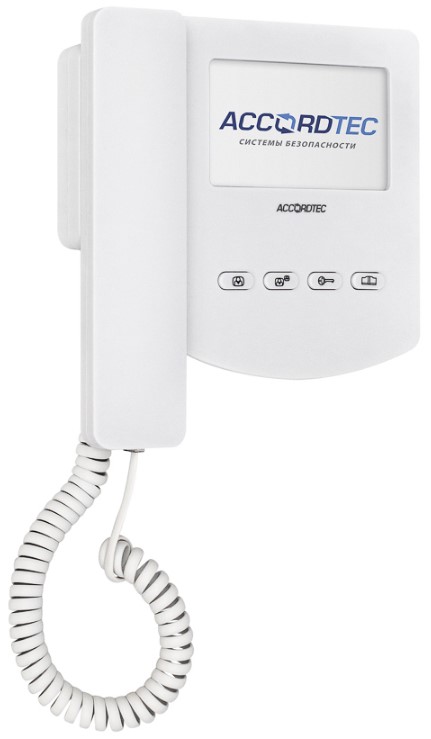 

Монитор AccordTec AT-VD433C WH видеодомофона, AT-VD433C WH
