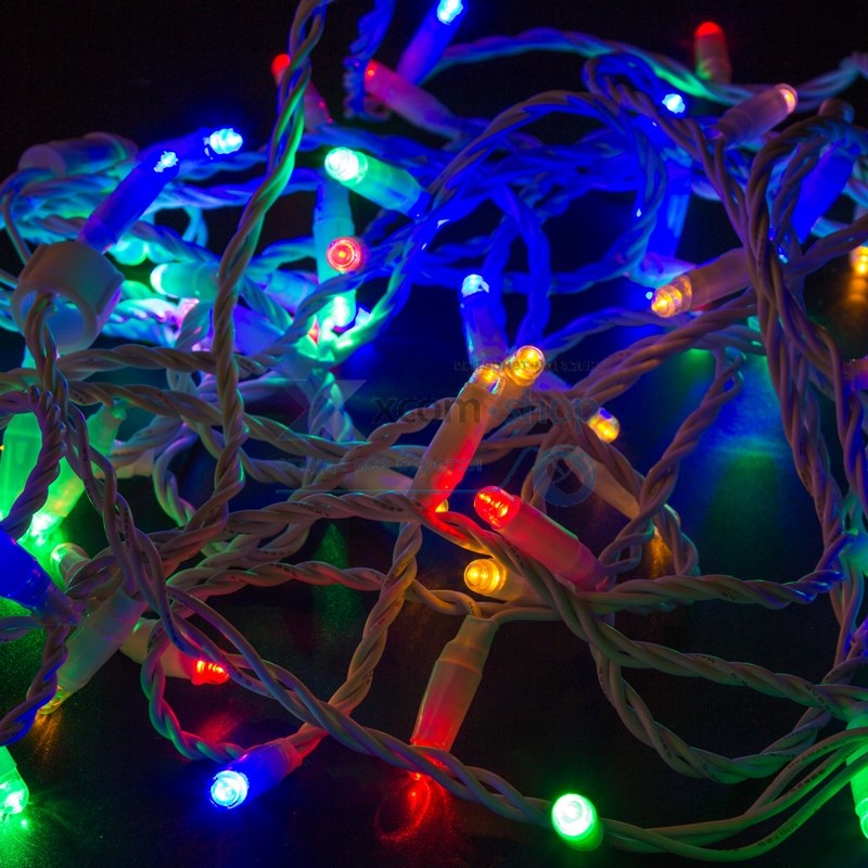 

Гирлянда NEON-NIGHT 305-169 нить 10м, постоянное свечение, белый ПВХ, 230В, цвет:мультиколорколор, 305-169