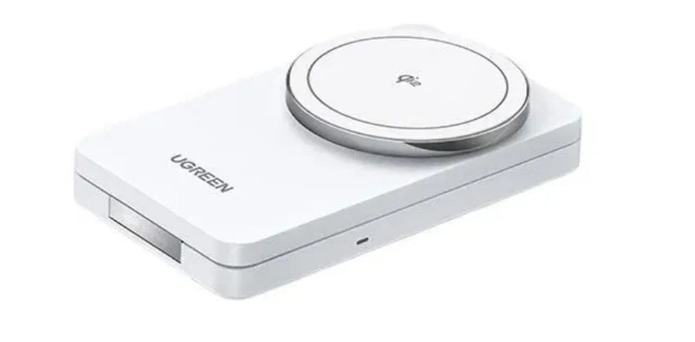 

Зарядное устройство беспроводное UGREEN W528 45055_ 2-in-1 Wireless Charger for Iphone 7.5W & AirPods с кабелем USB-C-USB-C. Цвет: белый, W528