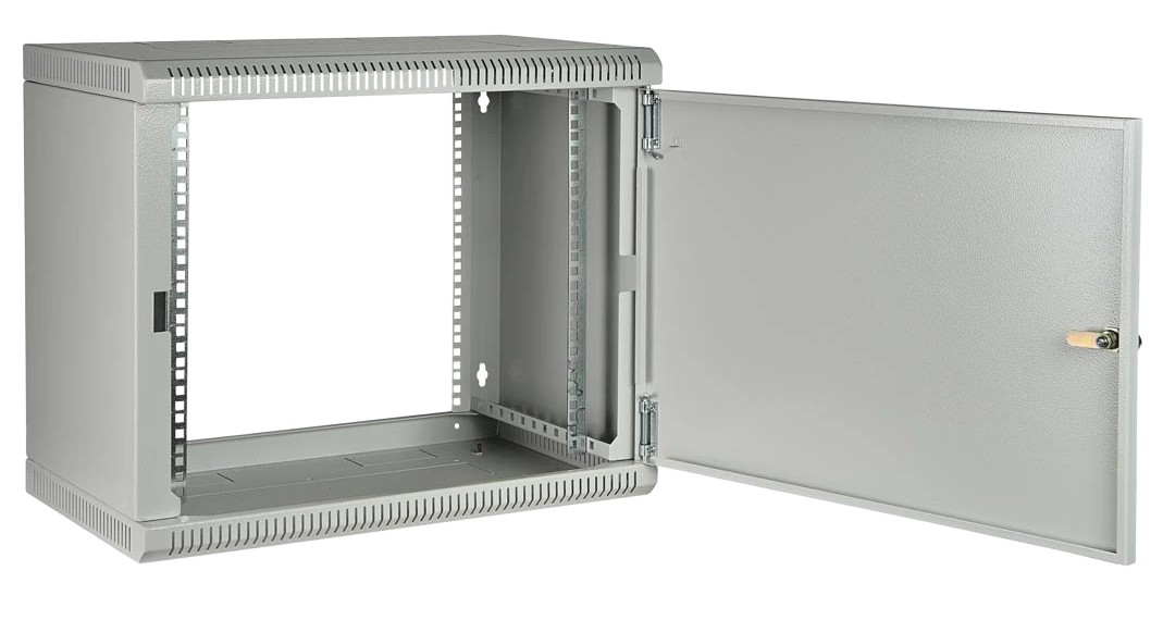

Шкаф настенный 19", 12U ССД 130411-00570 телекоммуникационный разборный, ШТ-НСр-12U-600-650-М дверь металл, 130411-00570