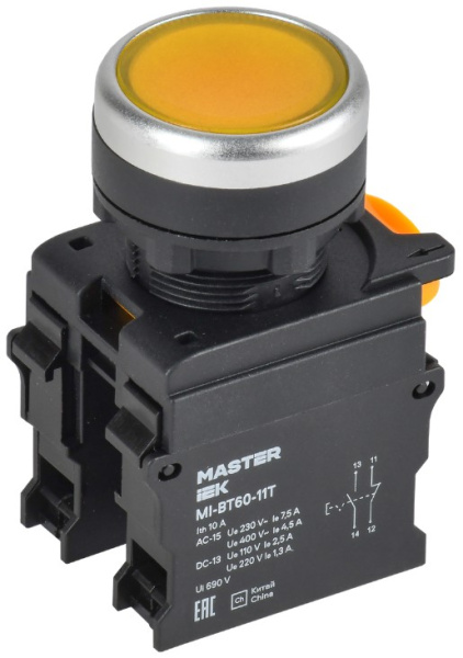 Кнопка IEK MI-BT60-11T-3-21-K05