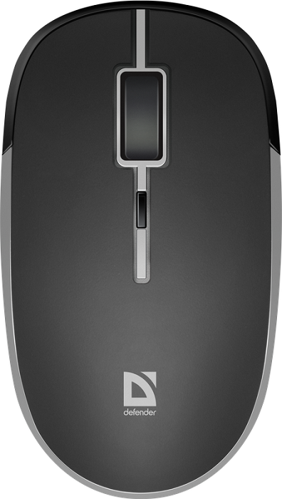 

Мышь Defender Hit MB-775 52775 black, 1600dpi, АКБ, 4 кнопки, Hit MB-775