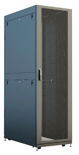 

Шкаф напольный 19", 45U ССД 130411-01691 телеком. серверный ЦОД, ШТ-НП-СЦД-45U-600-1200-П2П передняя дверь перфорированная,задняя перф.двойная. RAL900, 130411-01691