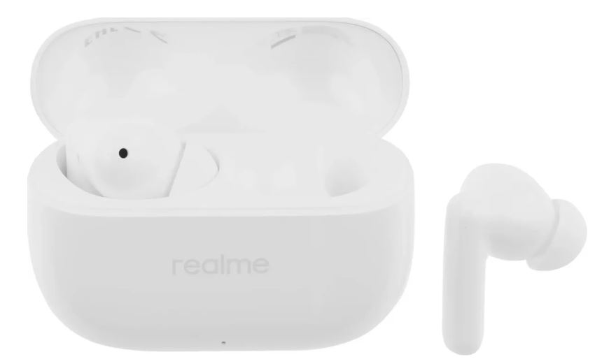 

Гарнитура wireless Realme Buds T310 6941764436893 внутриканальная белая bluetooth в ушной раковине, Buds T310