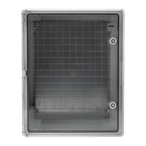 Изображение товара Бокс Rexant 11-0416 пластиковый навесной с прозрачной дверцей IP65