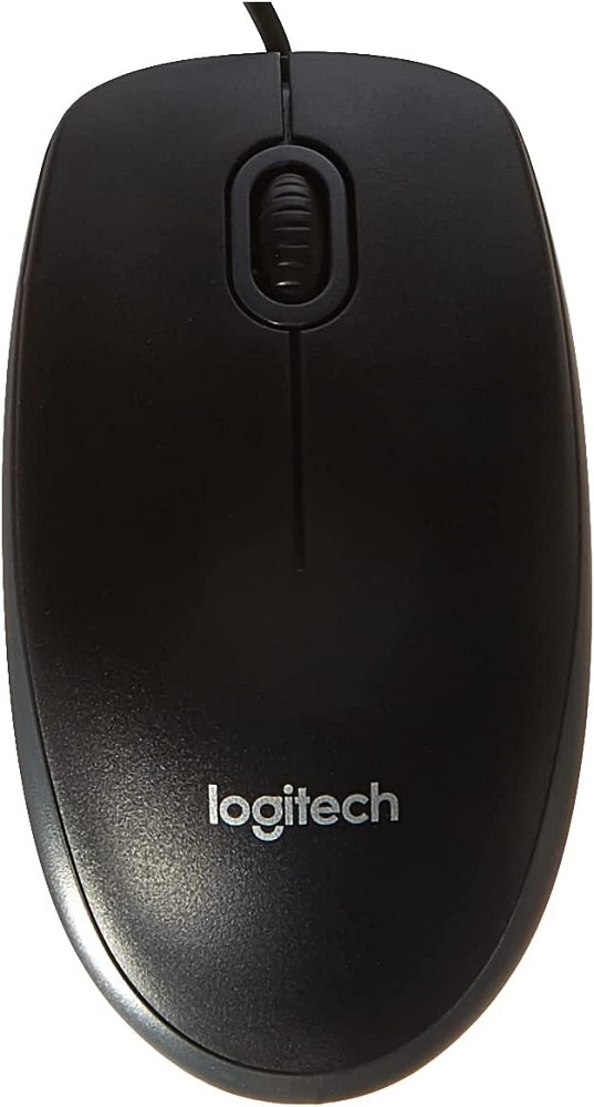 

Мышь проводная Logitech B100 черная, 910-003357/910-006605, B100