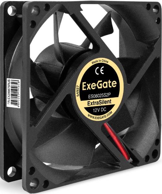 

Вентилятор для корпуса Exegate 12В DC ExtraSilent ES08025S2P EX299875RUS 80mm, 1900rpm, 20dBa, 12В DC ExtraSilent ES08025S2P