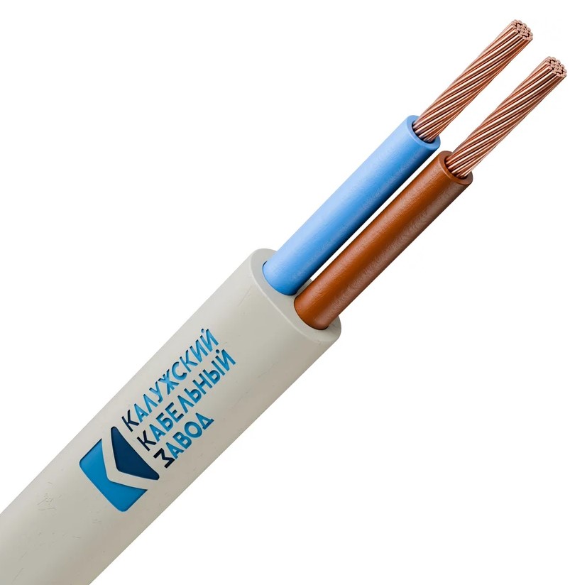 

Провод ККЗ 01-8082-6 ШВВП 2х0,5 мм², 300 м., белый, ГОСТ, 01-8082-6
