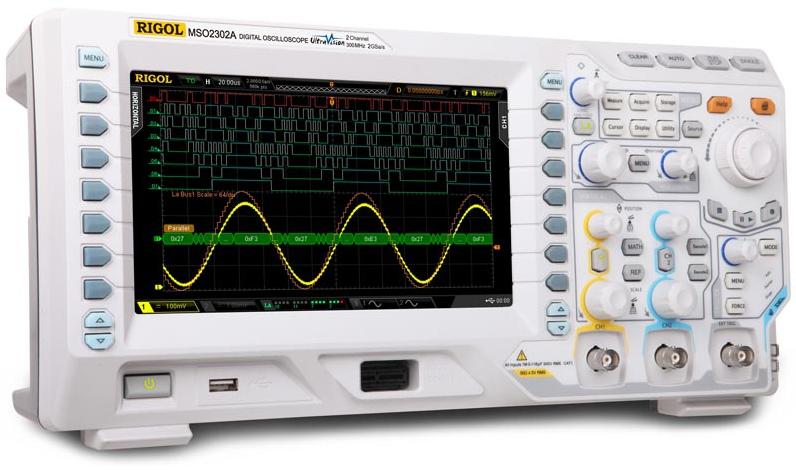 

Осциллограф Rigol MSO2202A-S 200MHz, 2CH, 2GSa/s, 16CH LA, 2CH 25MHz AFG, MSO2202A-S
