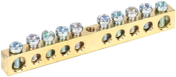 Изображение товара Шина IEK YNN10-10-100 для подключения нулевых проводов