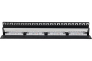 фото Патч-панель NikoMax NMC-RP24UD2-ES-1U-BK