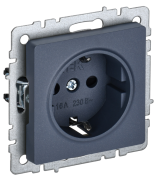 фото Розетка с заземлением IEK BR-R14-16-K35