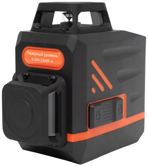 Изображение товара Лазерный уровень Gigant GSMP-4 3 луча 360°, приемник, зеленый луч