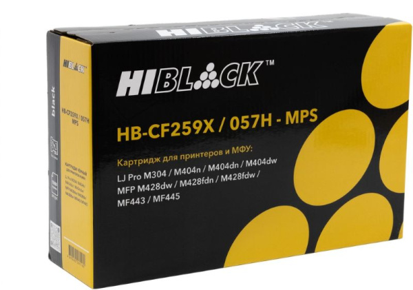 Изображение товара Картридж Hi-Black CF259X для HP LaserJet Pro M304, M404n, MFP M428dw