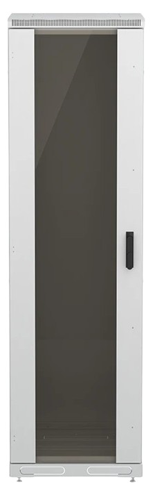 

Шкаф напольный 19", 42U ССД 130411-00486 телекоммуникационный, ШТ-НП-42U-600-600-С передняя дверь стекло, 130411-00486