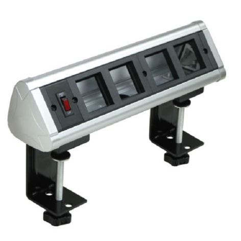 Изображение товара Настольный розеточный блок Ecoplast 70314 с 4 розетками для офиса