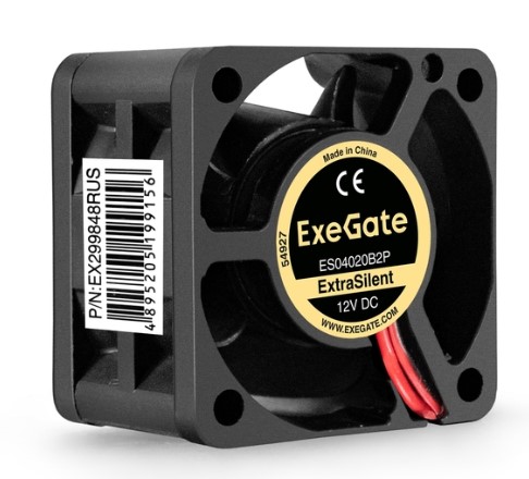 Вентилятор Exegate ExtraSilent ES04020B2P