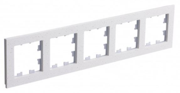 

Рамка пятерная Systeme Electric ATN343105 AtlasDesign NATURE Мрамор крем роял, ATN343105
