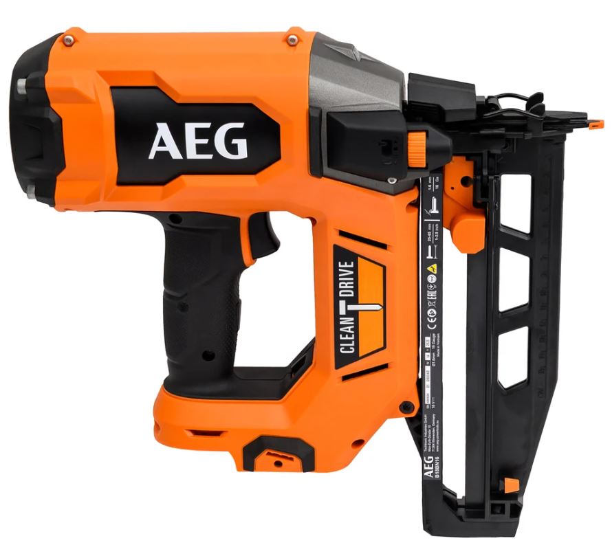

Пистолет AEG B18BN16-0 4935498189 18В гвоздезабиватель 25-65mm, B18BN16-0