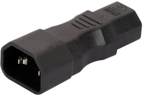 

Переходник 4PH 4PH-R90366 C13 - C14 прямой, цвет черный, 4PH-R90366