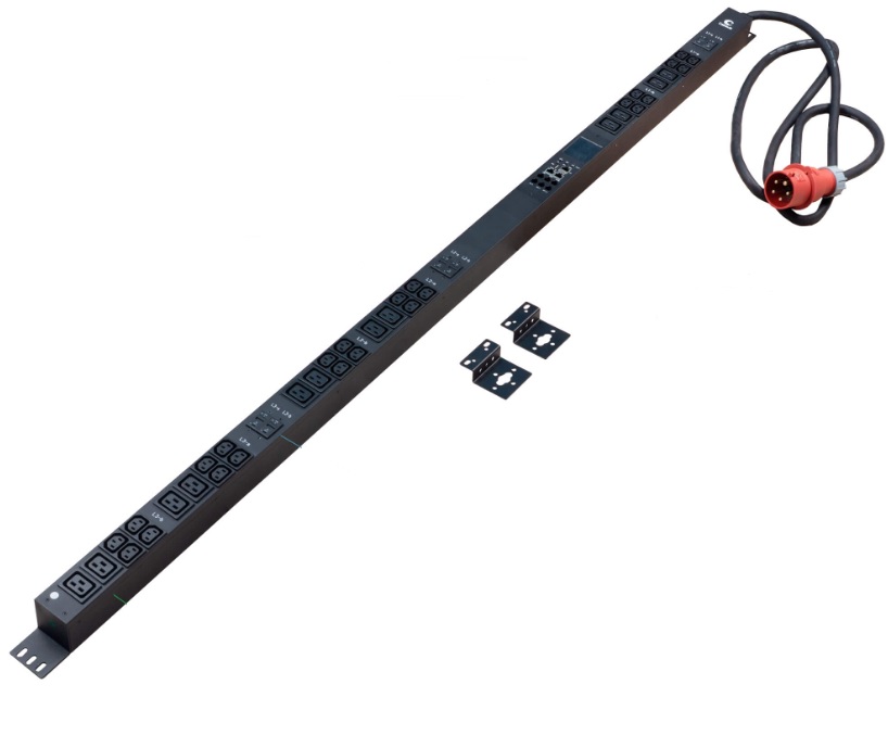 

Блок розеток Cabeus SMART-PDU-32-3P-24C13-12C19-I309-M вертикальный, 24 розеток IEC 320 C13, 12 розеток IEC 320 C19, 3 фазы, 32А, 6х16А автомата защит, SMART-PDU-32-3P-24C13-12C19-I309-M