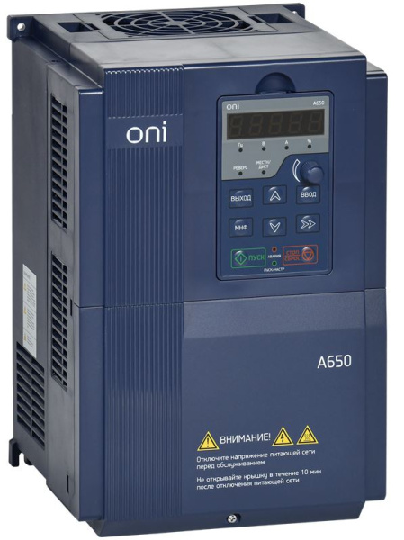 Изображение товара Преобразователь частоты ONI A650-33E15TM 15 кВт для автоматизации