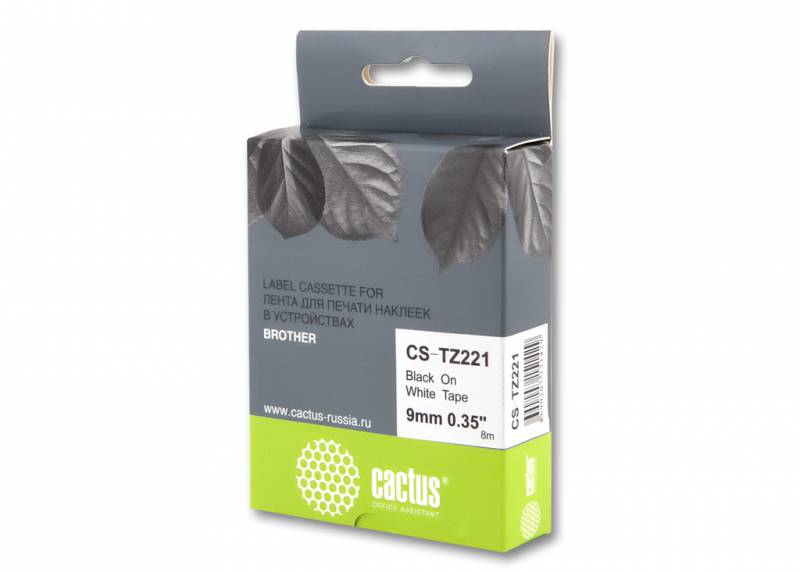 

Картридж Cactus CS-TZ221 черный для Brother 1010/1280/1280VP/2700VP, CS-TZ221