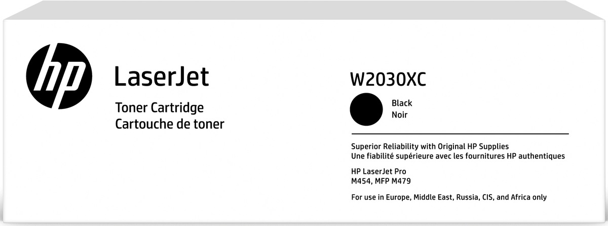 

Тонер-картридж HP 415X W2030XC черный (7500стр) для Color LaserJet Pro M454dn, dw, nw, МФУ M479dw, fdn, fdw, M479fnw, 415X