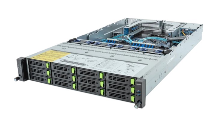 

Серверная платформа 2U GIGABYTE R283-S90-AAJ3 (2*LGA4677, C741, 32*DDR5, 12*3.5"/2.5" NVMe/SATA/SAS, 5*PCIe, 2000W 80+ Titanium, 2*USB 3.2, Mini-DP), R283-S90-AAJ3