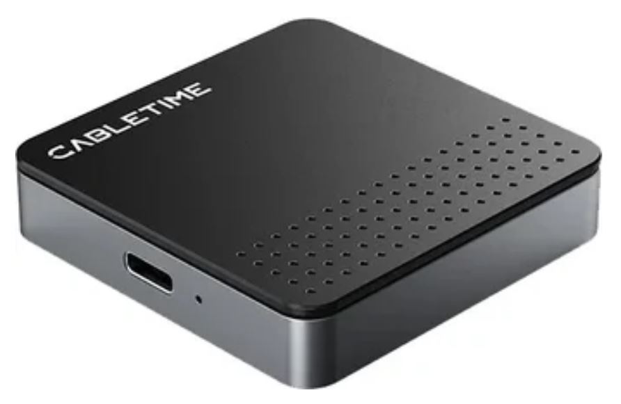 Адаптер CABLETIME CT-SSD04-AG -бокс USB-C для SSD M.2 NVMe 2230 CB33G, чёрно-серый