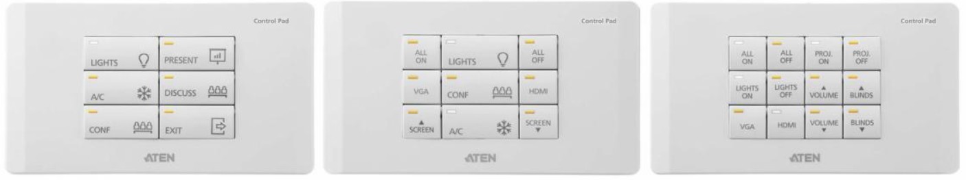 

Контроллер Aten VK0200-AT 12-кнопочный (стандарт EU, 2 Gang), VK0200-AT